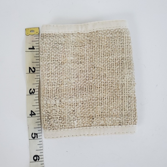 NWOT Hemp Handmade Trifold wallet - Picture 3 of 6